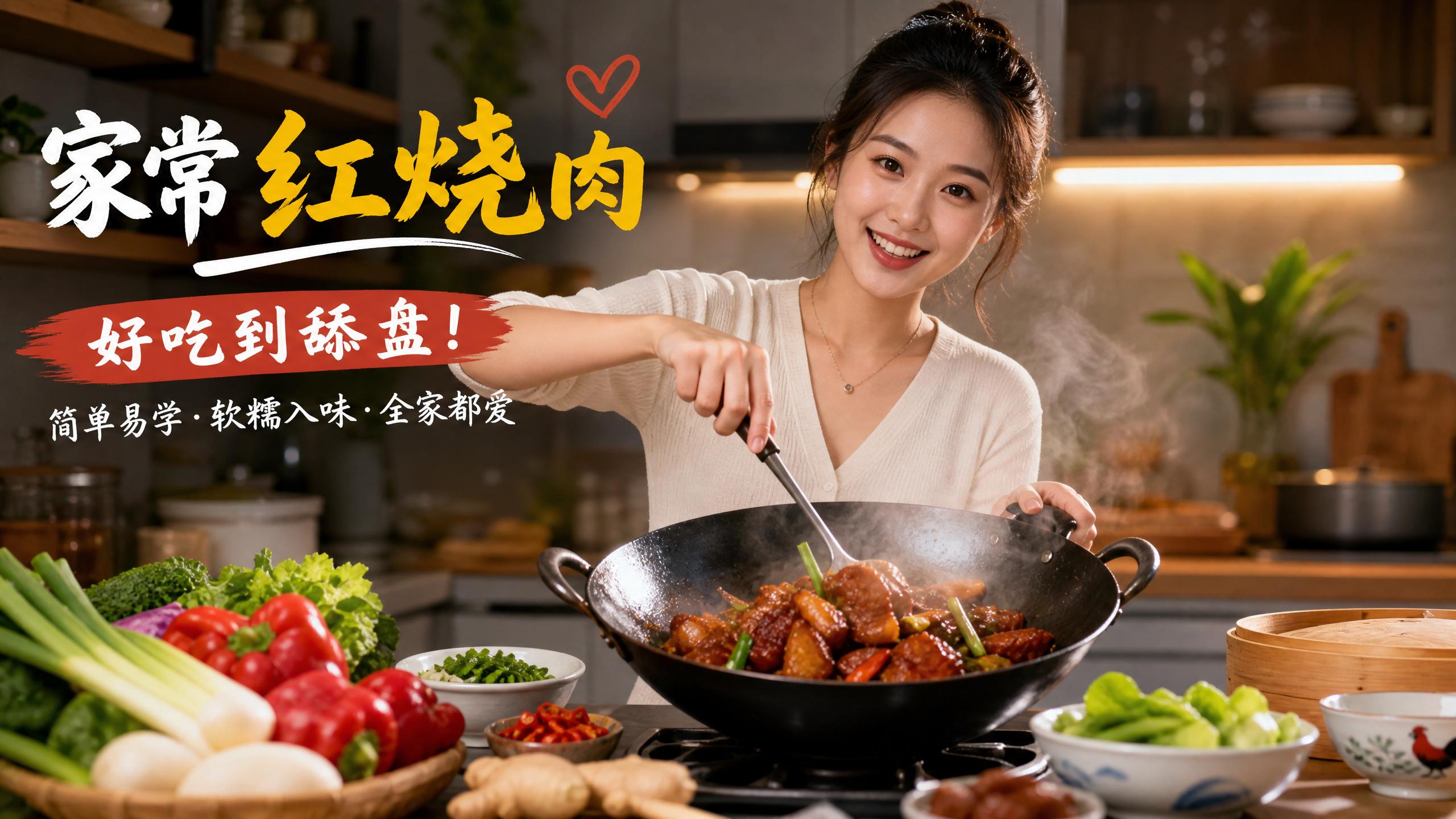 同人动漫 同人动漫美食 | 家常红烧肉视频教程软糯入味超下饭